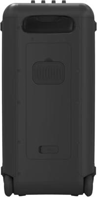 Klipsch Miami Music City Party Speaker - Zes Light Show Settings, 18 uur batterijlevensduur, IPX4 geraamd, paalmonteerbaar, trolley-wielen en intrekbare handgreep