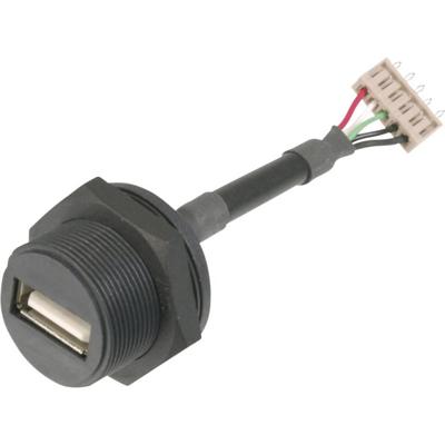 USB-connector 2.0 - IP67 Bus, inbouw USB A-bus op 5-polige stekker. A-USB-APFS ASSMANN WSW Inhoud: 1 stuk(s)