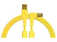 Chroma Cables USB-A To USB-B 1.5m Yellow Angled - thumbnail