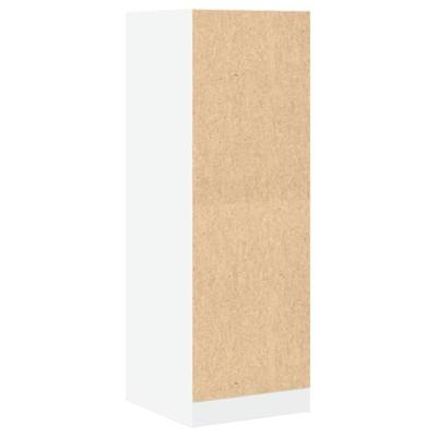 Apothekerskast 40x41x118 cm bewerkt hout wit