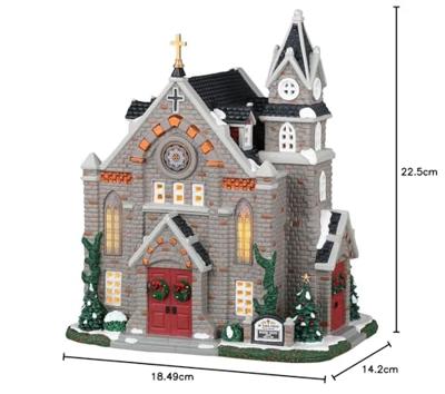 St. Luke'S Church Kersthuisje LEMAX - Lemax St. Luke'S Church Kersthuisje LEMAX - Lemax