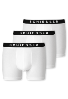 3-pack heren boxershorts 95/5 - Katoen - Mannen ondergoed Biologisch katoen - Elastische band - Duurzaam