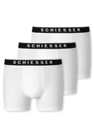 3-pack heren boxershorts 95/5 - Katoen - Mannen ondergoed Biologisch katoen - Elastische band - Duurzaam - M - Wit - Onderbroek heren heren - - thumbnail