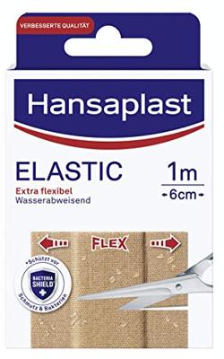 Hansaplast 02607-00000 Pleister Elastic 1 m x 6 cm