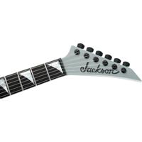 Jackson American Series Soloist SL2 DX HT EB Satin Porsche Gray elektrische gitaar met foam core case - thumbnail
