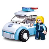 Sluban girls dream serie m38-b0600b politievrouw met politiewagen 69-delig - thumbnail