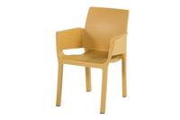 Hartman stapelstoel Evelyn - geel - 84x60x55 cm - thumbnail