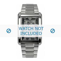 Armani horlogeband AR4246 Roestvrij staal (RVS) Zilver 25mm - thumbnail