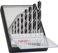 Bosch Accessories 2607010533 Hout-spiraalboorset 8-delig 3 mm, 4 mm, 5 mm, 6 mm, 7 mm, 8 mm, 9 mm, 10 mm Cilinderschacht 1 set(s) - thumbnail