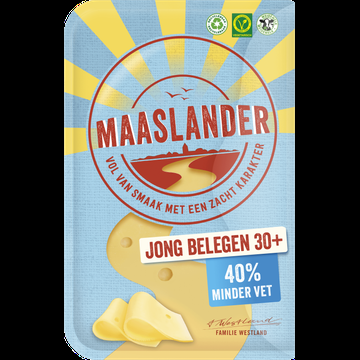 Maaslander Jong Belegen 30+ Kaas Plakken 145 g bij Jumbo Maaslander Jong Belegen 30+ Kaas Plakken 145 g bij Jumbo