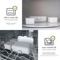 Kinderlunchbox - MONBENTO - 3 vakken - BPA-vrij - MB Tresor Raccoon - thumbnail