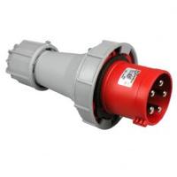 CEE Stekker 5 Polig 32A rood IP67 400V PCE - thumbnail