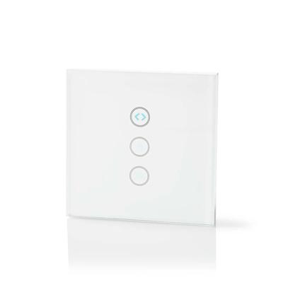 Nedis SmartLife Wandschakelaar | Wi-Fi | 300 W | Glas | Wit | 1 stuks - WIFIWC10WT WIFIWC10WT
