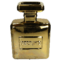 Kersten vaas aardewerk parfumfles 19.5x8.5x29.5cm goud - thumbnail