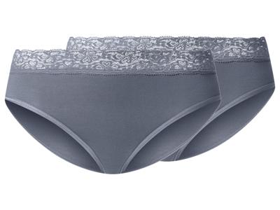 esmara Set van 2 dames onderbroeken (Blauw, XL (48/50)) esmara Set van 2 dames onderbroeken (Blauw, XL (48/50))