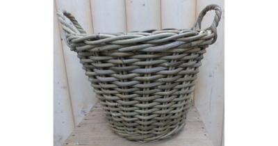 Mand met twee handvaten groot - Warentuin mix