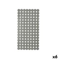 Antislipmat voor in de douche Grijs PVC 68 x 36 x 1 cm (6 Stuks) - thumbnail