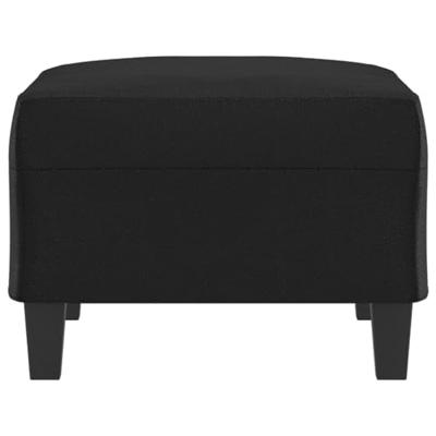 Voetenbank 70x55x41 cm kunstleer zwart Voetenbank 70x55x41 cm kunstleer zwart