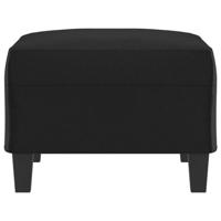 Voetenbank 70x55x41 cm kunstleer zwart - thumbnail