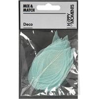 Creativ Company Skeleton leaves , l: 6-8 cm, lichtblauw, 20 stuk/ 1 doos - thumbnail