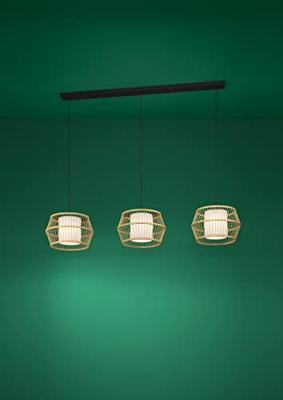 Stars of Light 3 lichts hanglampMonterroso rotan - 390234