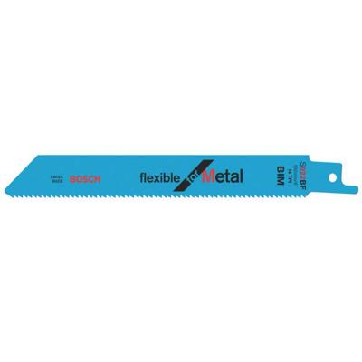 Bosch Accessories 2608656027 Reciprozaagblad S 922 BF, Flexible for Metal, verpakking van 100 stuks Zaagbladlengte 150 mm 100 stuk(s)