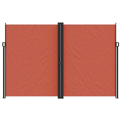 VidaXL Windscherm uittrekbaar 220x1000 cm terracottakleurig