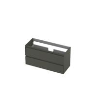 INK - Onderkast 2 Laden Greeploos Gelakt - 1000x400x520 Mm - Mat Beton Groen - thumbnail