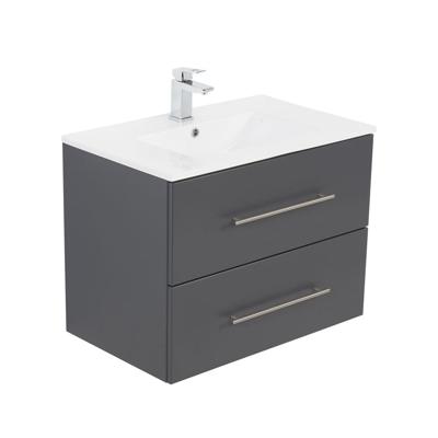 Wastafelkast Odin Antraciet 75 cm