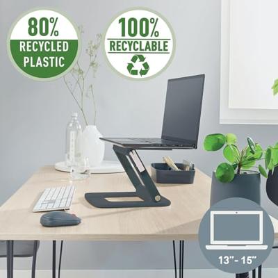 Leitz 64240089 laptopstandaard Donkergrijs 38,1 cm (15") Leitz 64240089 laptopstandaard Donkergrijs 38,1 cm (15")