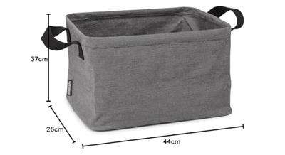 Brabantia Wasmand Opvouwbaar 35L Pepper Black Brabantia Wasmand Opvouwbaar 35L Pepper Black