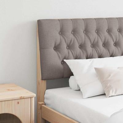 Gestoffeerd hoofdbord Taupe 200 cm Massief grenenhout Gestoffeerd hoofdbord Taupe 200 cm Massief grenenhout