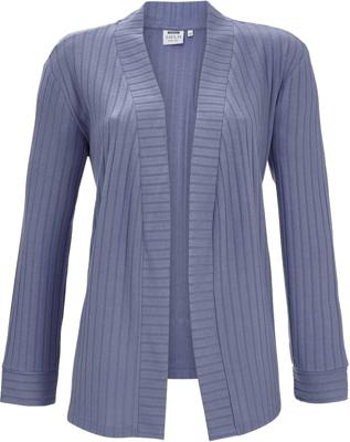 Steenblauw rib vest Ringella