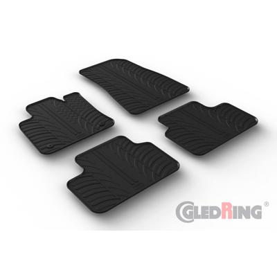 Rubbermatten passend voor Volvo C40 Recharge 2021- (T-Design 4-delig + montageclips) GL0396 Rubbermatten passend voor Volvo C40 Recharge 2021- (T-Design 4-delig + montageclips) GL0396