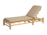 Bamboo Sunlounger Taupe tuinmeubel Exotan - Exotan - thumbnail