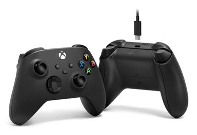 Xbox draadloze controller + USB-C-kabel - Zwart - thumbnail