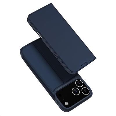Dux Ducis iPhone 17 Pro hoesje - Slim bookcase - Blauw Dux Ducis iPhone 17 Pro hoesje - Slim bookcase - Blauw