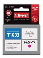 Activejet AE-16MNX inkt voor Epson printer, Epson 16XL T1633 vervanging; Supreme; 15 ml; magenta - thumbnail