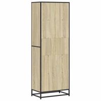 Boekenkast 60x35x170,5 cm bewerkt hout sonoma eikenkleurig - thumbnail