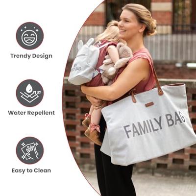 Luiertas Childhome Family Bag Grijs