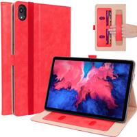 Luxe stand flip sleepcover hoes - Lenovo Tab P11 / P11 Plus - Rood - thumbnail