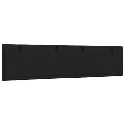 Hoofdbordkussen "Hanko" 200 cm stof zwart Hoofdbordkussen "Hanko" 200 cm stof zwart