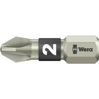 Wera 3855/1 TS PZ 2 X 25 MM 05071021001 Kruis-bit PZ 2 RVS D 6.3 1 stuk(s) - thumbnail