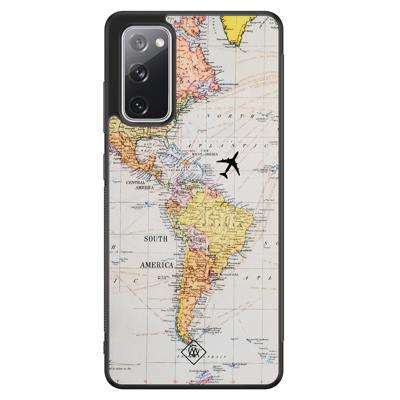 Samsung Galaxy S20 FE hoesje - Wereldkaart Samsung Galaxy S20 FE hoesje - Wereldkaart