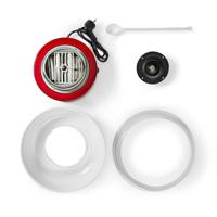 Nedis FCCM100FRD Suikerspinmachine 500 W Vintage Rood / Wit - thumbnail