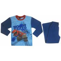 Dreamworks Dinotrux pyjama jongens blauw maat 92 - thumbnail