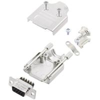 Amphenol L17MHDM09+L77DE09SST D-sub female connectorset 180 ° Aantal polen: 9 Schroeven 1 stuk(s) - thumbnail