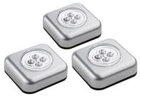 Müller-Licht 400136 Kleine mobiele lamp Set van 3 stuks LED Zilver - thumbnail