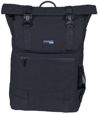 Donau Travel rugzak London, 18 l, 15,6 inch, zwart