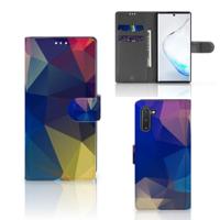 Samsung Galaxy Note 10 | Book Case | Polygon Dark - thumbnail